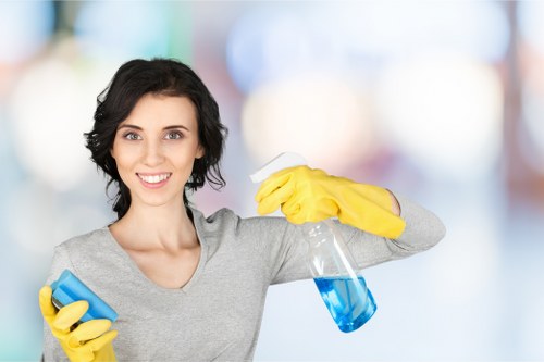 Cleaner managing spill risk during carpet cleaning