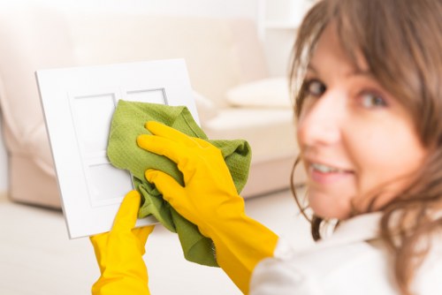 Specialist stain treatment process for fabrics and carpets